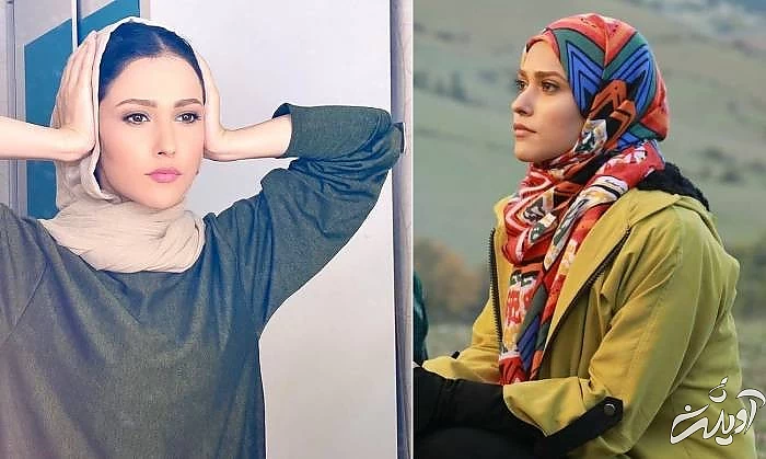 گریم آدرینا صادقی در سریال احضار آدرینا صادقی